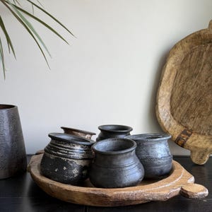 Vintage Clay Pot | Primitive Rustic Earthenware Vessel