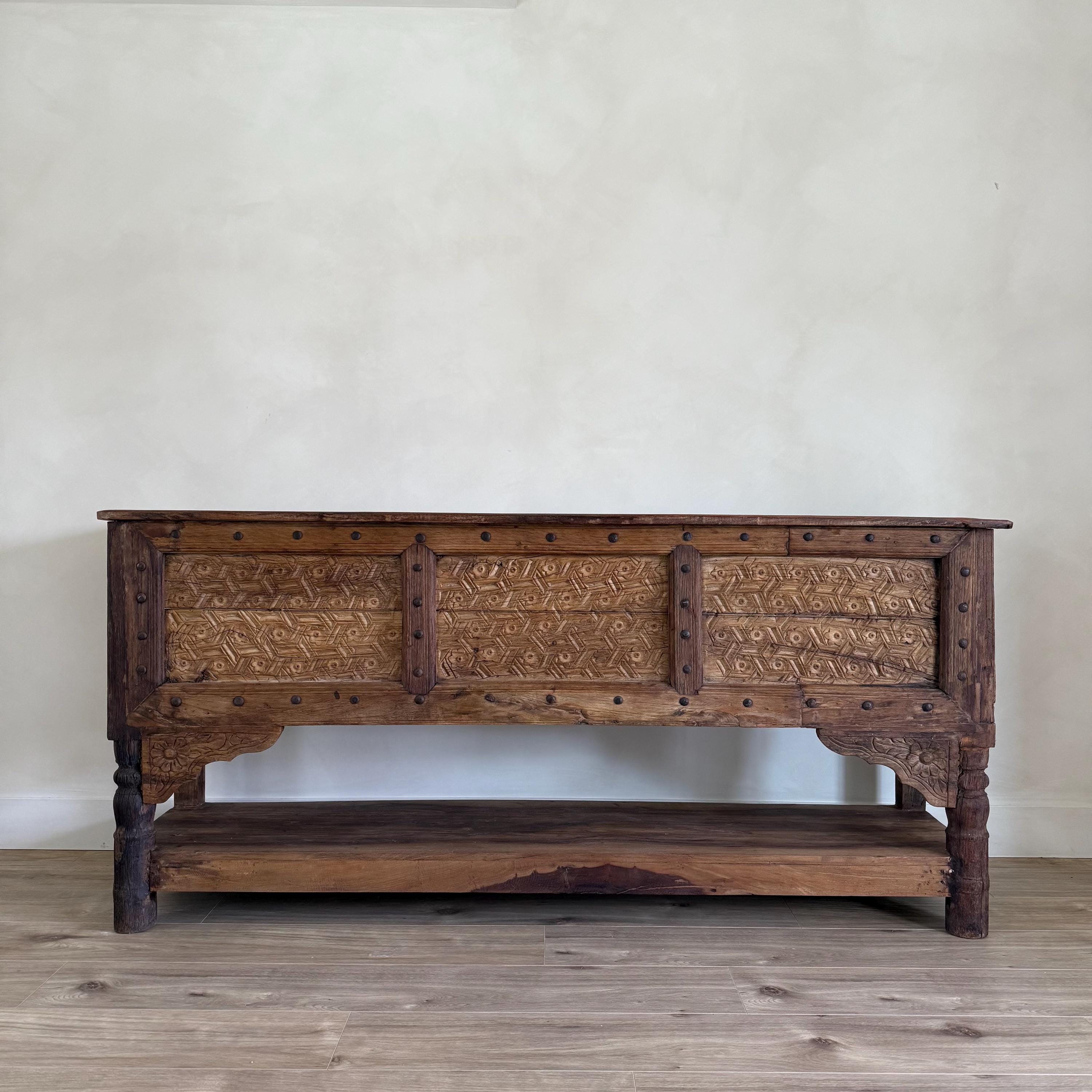 Résine Epoxy: Console en Bois de Noyer, d'Olivier et Epoxy|World's Art