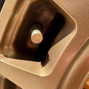 Handmade Bullet Valve Stem Caps – Real Spent Casings in 9mm, 10mm, 6.5 Creedmoor Brass & Steel!