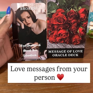 SAME HOUR Love Messages from Your Person – 5 Oracle Card Reading | No Questions, No Interpretation