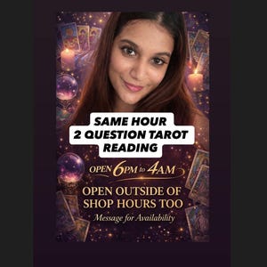 GLEICHE STUNDE 2 Frage Tarot Lesung Vertiefen, Psychic Reading
