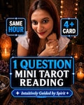Same Hour 1 question Tarot Reading, Mini, Psychic Reading, Love Career Spiritual Guidance product logo