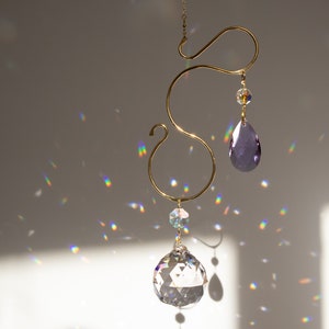 Prisma Hanging 35 Suncatcher Purple