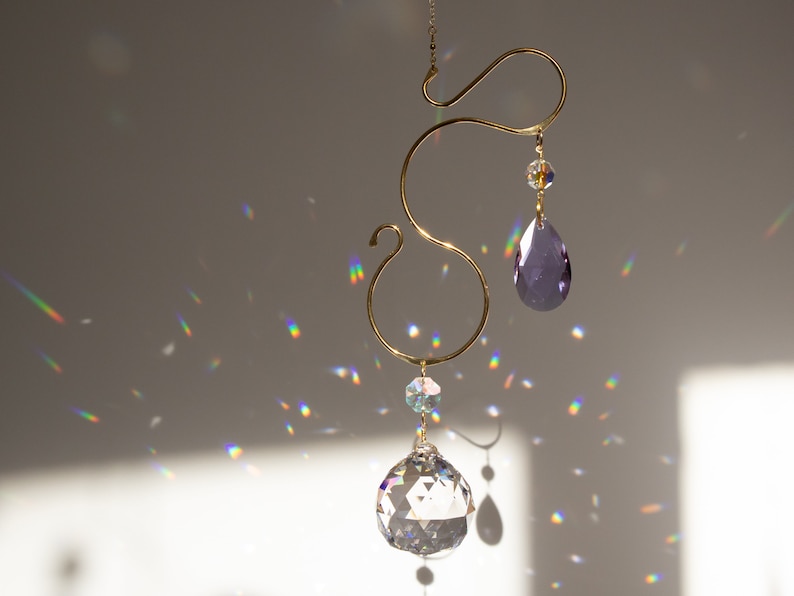 Prisma Hanging 35 Suncatcher Purple