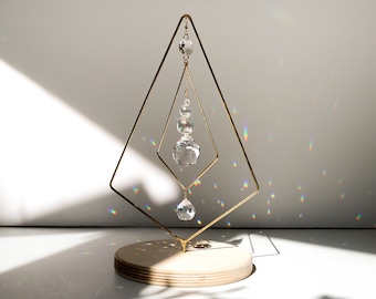 Árvore de Mesa Prisma - Diamante Duplo