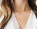 Modern Pearl Necklace | 14kt Gold Filled OR Sterling Silver | Freshwater Pearls 