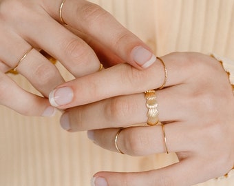 Seashell Ring | Seashell Band Ring | Seashell Jewelry