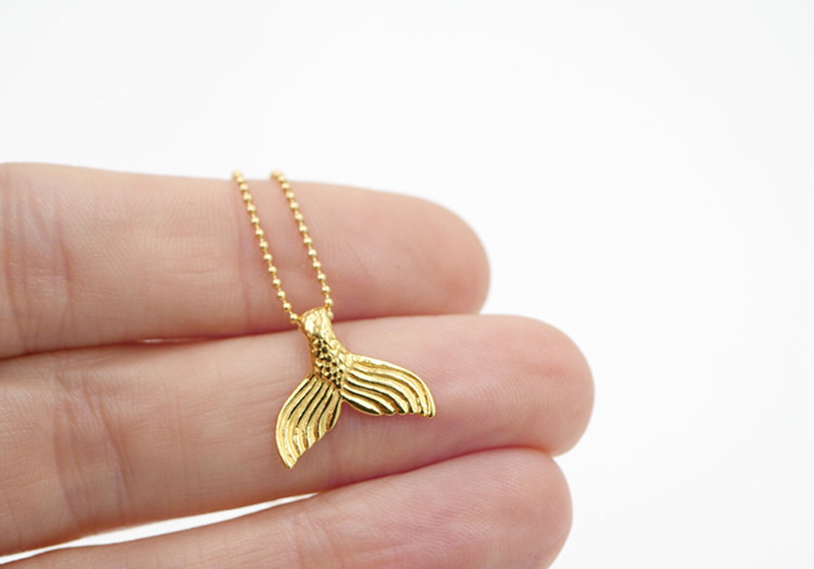 Mermaid Tail Necklace Etsy