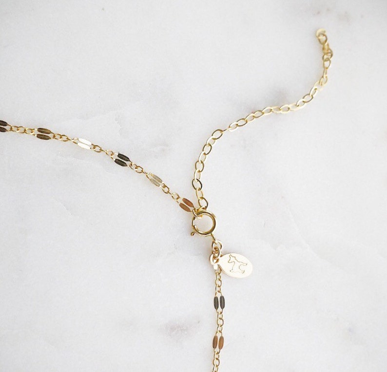 Thin Gold Choker Gold Choker Necklace 14kt Gold Filled image 6