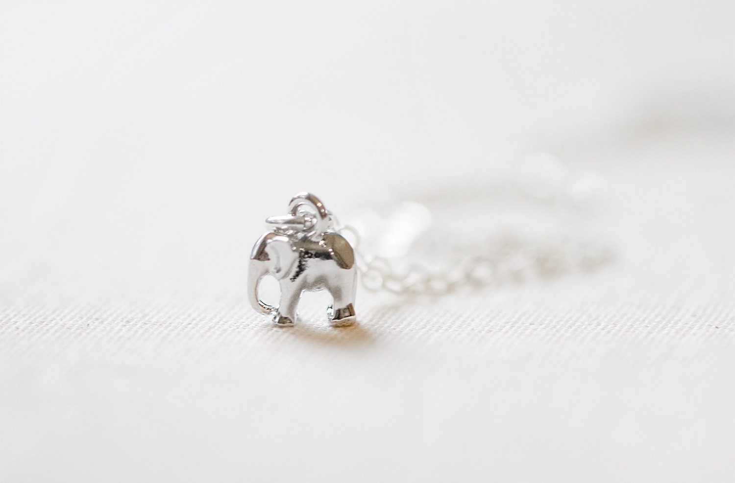 Elephant necklace pettite main image 1