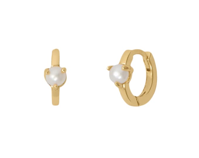 国内発送【AMANDA DEER】大人気 セレブPearlハグピアス amandadeer - Etsy