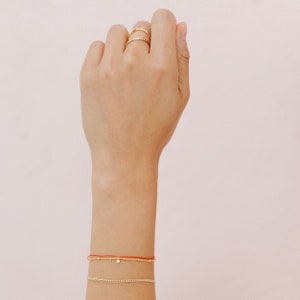 Red string bracelet Simple bracelet Goodluck bracelet image 5