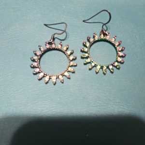 Sunburst earrings