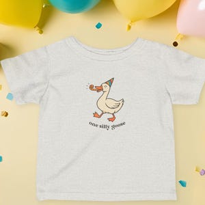 One Silly Goose Birthday toddler shirt, silly goose birthday shirt, Silly goose birthday party, 1st birthday theme, 1st birthday party