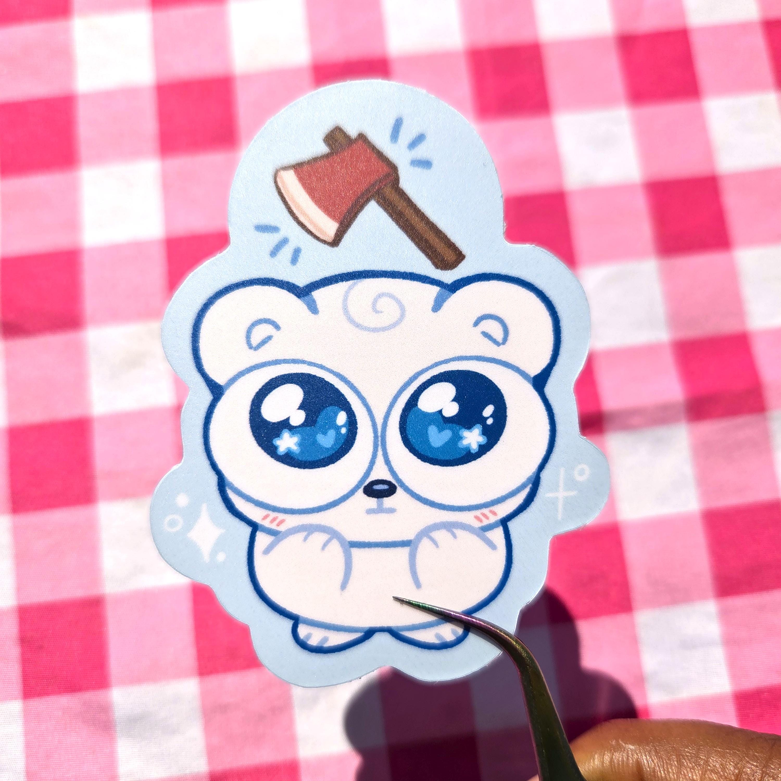 We Three Bears Chibi Stickers, Kawaii Bear Sticker Set - Etsy