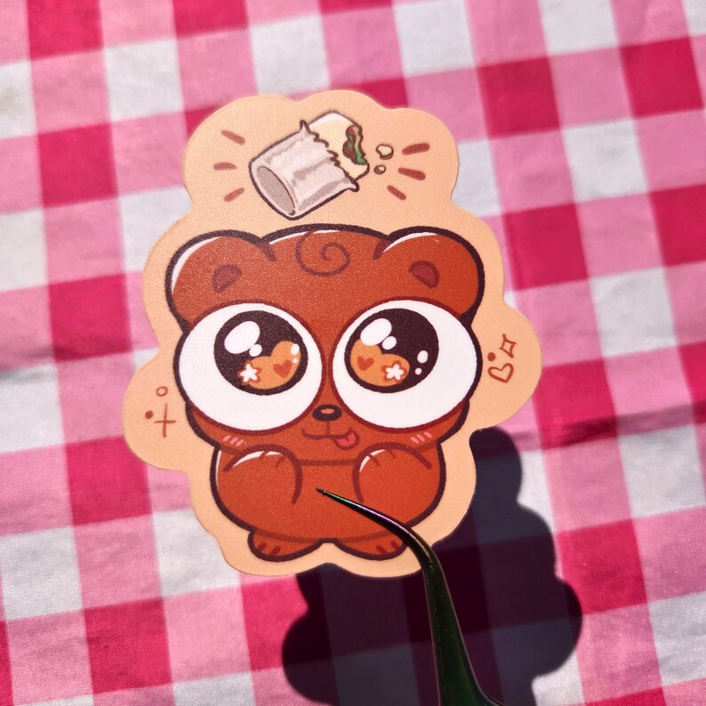 We Three Bears Chibi Stickers, Kawaii Bear Sticker Set - Etsy