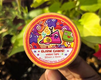 TADC Gloink Chaos Washi Tape, Whimsical Stationery