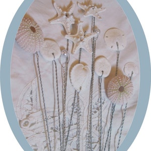 12 Starfish and Sea Urchins for Wedding Bouquets and Centerpieces