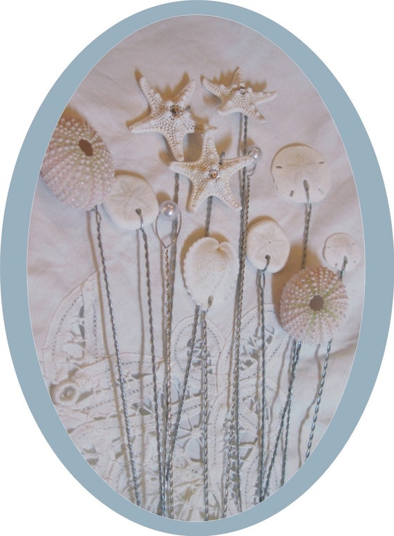 12 Starfish and Sea Urchins for Wedding Bouquets and Centerpieces Il_570xn