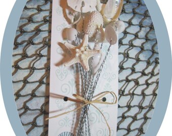 Seashells - 1 Dozen Starfish and Shell Stems - Wedding Bouquets and Centerpieces