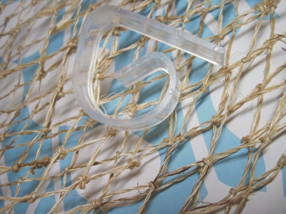 Wedding Chair Hooks - Clip Holders for Wedding Fans & Programs - 30 Pew Hooks - Clear Plastic - Chair Hooks for Beach Weddings - Aisle Decor Il_570xn