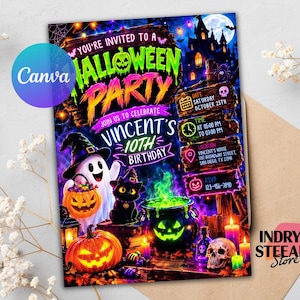 ghostly party invite,ghost party invite,pumpkin invitation,halloween party,pumpkin invite,halloween invite,holloween evite,halloween card,kids halloween,halloween invitation,halloween flyer,horror invitation,digital download,Costume Party Invite,Witch Bat Zombie,Halloween Invitation,Neon Invitation,Glow Invitation,Editable Halloween,Spooktacular invite,Moden Invitation,glow in the dark,Halloween invite,neon halloween,Halloween Birthday,Adults Halloween