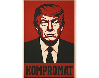 Anti-Trump Kompromat Vinyl Decal Protest Sticker pro-democracy resist corruption