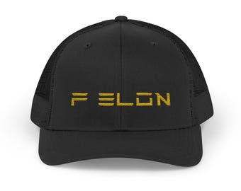 F ELON Hat for Dark MAGA hat lovers who want a Black Anti Elon Hat too