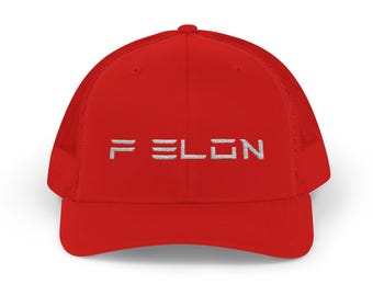F ELON Hat for MAGA hat lovers who want a Red Anti Elon Hat too