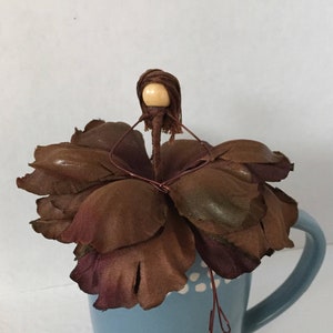 Coffee Fairy, Brown Fairy, Barista Gift, Thank You Gift, Mocha Fairy, Co-Worker Gift, Gift Under 10, Fall Decor, Chocolate Fairy