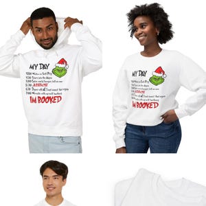 My Day Grinch kerst-T-shirt | Grappig vakantie-T-shirt | Cadeau voor Grinch-liefhebbers |  Uniseks | Grinch Who stal kerst | Sweater