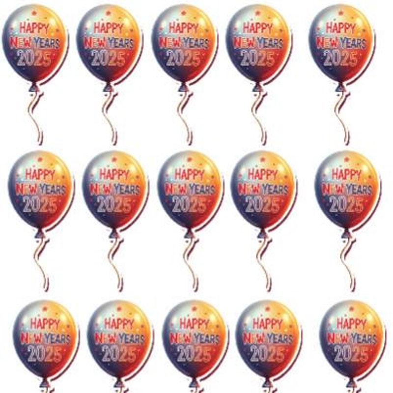 New Years 2025 Stickers Etsy