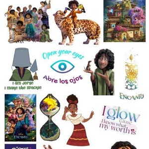 Encanto Sticker Sheet #1 | Maribel | Bruno | Magic | Decal | Stickers | Animated Movie | Decals