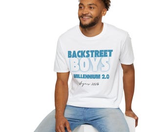 Backstreet Boys Millennium T-Shirt | Larger Than Life | 1999 Vintage Tee | Fan Gift | Concert Apparel | Boy Bands |