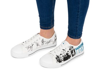 Backstreet Boys Signature Low Top Sneakers | Casual Concert Footwear  | Trendy Street Style | Perfect for Concerts | BSB | Boy Bands