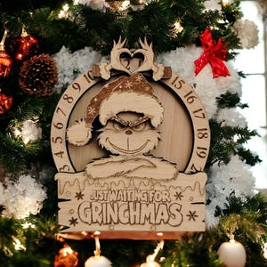 Calendario dell'avvento The Grinch | Addobbo Natalizio The Grinch | Regalo The Grinch