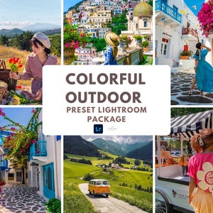 10 Lightrooms Preset Colorful Outdoor | Colorful Preset | Outdoor Preset | Aesthetic Preset for Influencer | Instagram Filter
