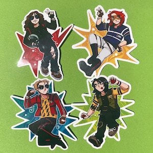 My Chemical Romance Danger Days Vinyl stickers