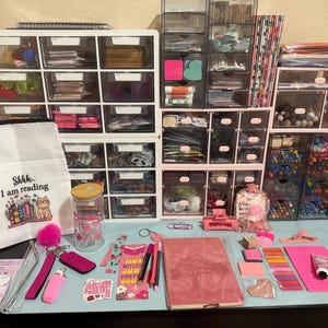 Deluxe Bookish Bundle - 15 Classic Stationery Items + 3-8 Enhanced Bookish Goods