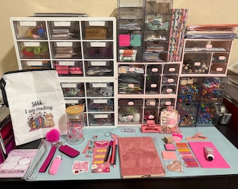 Deluxe Bookish Bundle - 15 Classic Stationery Items + 3-8 Enhanced Bookish Goods