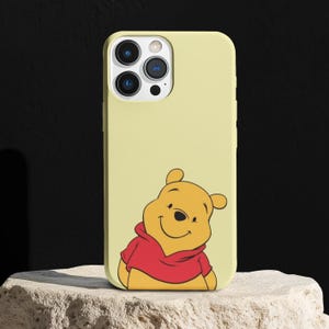 Winnie the Pooh Cartoon Character iPhone Case, Google Pixel, Cute Protective Cover, iphone 16 15 14, samsung galaxy s25, s24, s23, s22 13 12