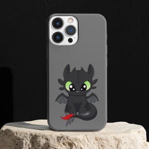 Toothless Dragon Phone Case, How to Train Your Dragon, Disney Phone Case, Protective Phone Cover, Cartoon Character Case, Gift