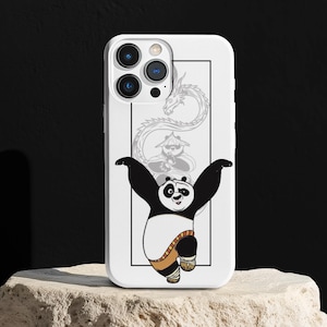 Kung Fu Panda Cartoon Phone Case Cover for iphone 16 15 14 13 12 Samsung S25 S24 S23 S22,  Cartoon character phone case