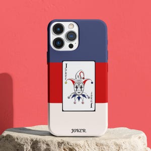 Coque rigide Joker Poker Card pour iphone 16 15 14 13 12, pro, pro max Samsung Galaxy S25 S24 S23 S22 Google Pixel 9 8 7 6