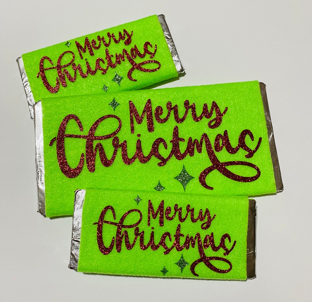 Fake Chocolate Bar, Christmas Wreath Attachment, Decorations for