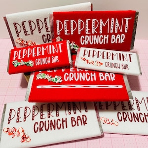 Fake chocolate bar, Christmas wreath attachment, ornaments for Christmas trees , peppermint decor for wreaths or centerpieces
