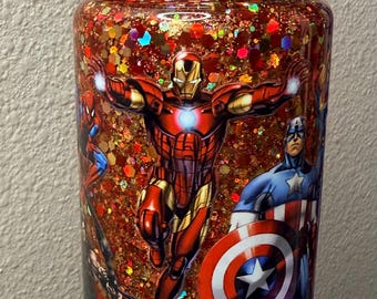 Super hero Acrylic Water Bottle