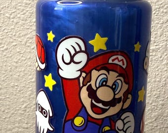 Super Mario Acrylic Water Bottle