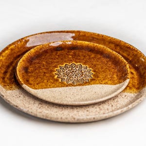 Set of Handmade Ceramic Plates