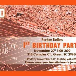 Invitation fête billet--Custom imprimable--Football Ticket, Ticket de Baseball, Basketball billets